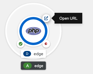 s2i view topology url